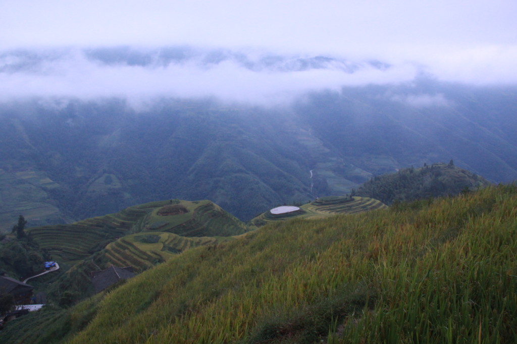 …und Blick ins Tal leider ohne Sonnenschein