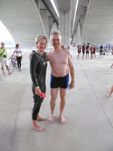 Karl-Heinz und ich vor dem Start um 6.30h